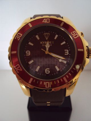 Kyboe Gold Series Kg 006 - 48 Quarz Uhr 10 Atm Uvp 219€ Led Bild