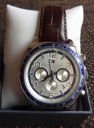 Tommy Hilfiger Colton 1790937 - Chronograph - Braun Herrenarmbanduhr Uhr Top Bild