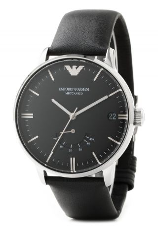 Emporio Armani Uhr,  Automatik,  Silbern,  Herren Ar4656,  Ovp,  Herrenuhr Bild