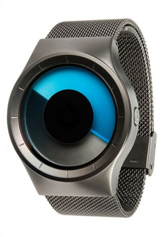 Ziiiro Celeste Unisex Armbanduhr Z0005wgbg Gunmetal Mono Edelstahl - Armband 3 Atm Bild