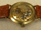 14karat,  585er Gold,  Roamer Herrenuhr,  Handaufzug Kaliber Eta 2602,  60er Jahre Armbanduhren Bild 3