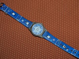 Kinderarmbanduhr Armbanduhr Fußball Blau Bild
