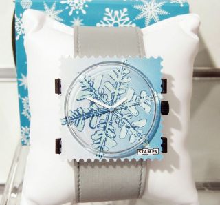 Stamps Armbanduhr Uhr - U.  - Modell X - Mas Ice Watch,  Satin Silber Bild