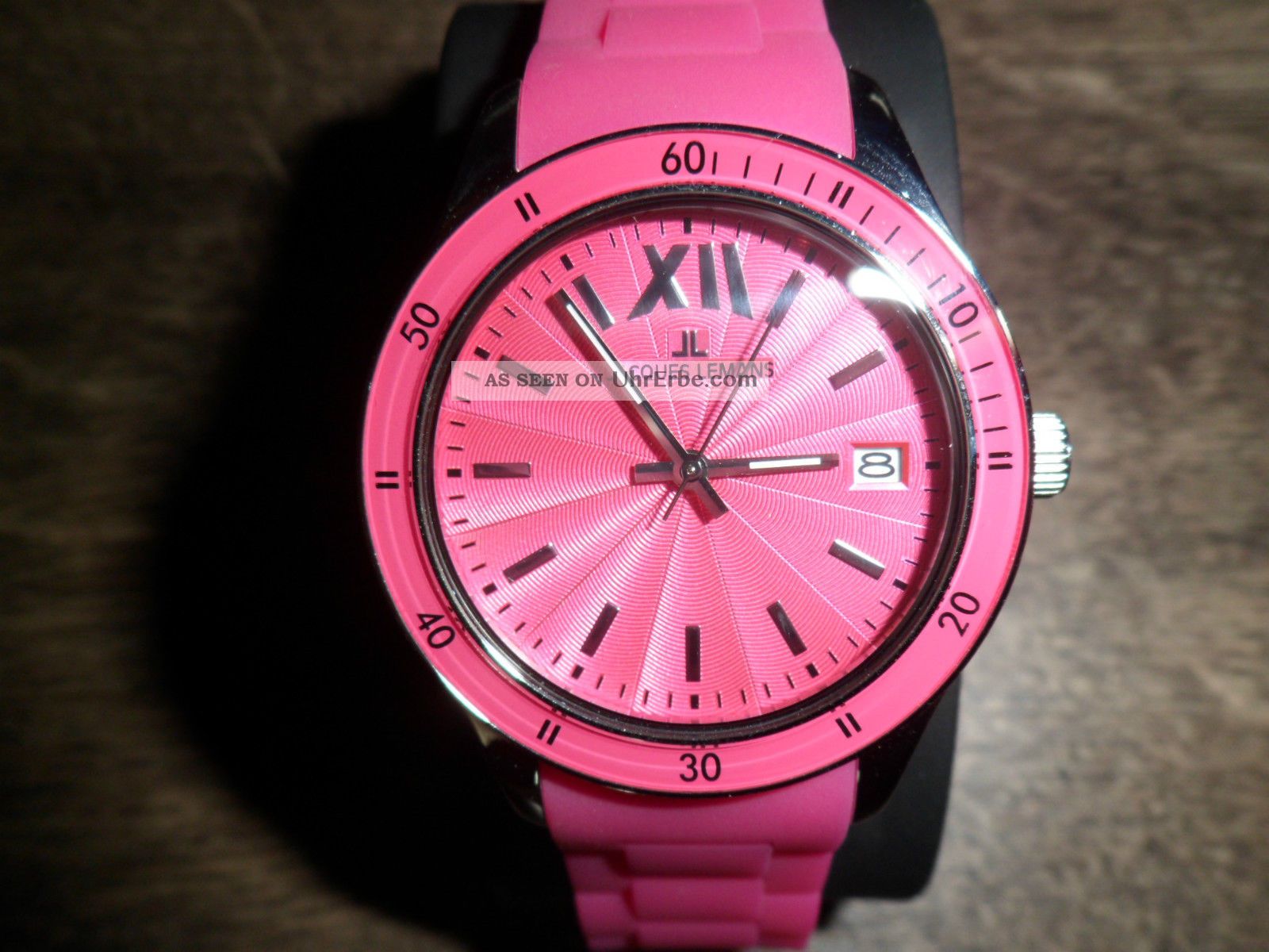 Jacques Lemans Orologio Classico Unisex Modello 42-8C | Quadrante Rosa Con Bracciale In Acciaio | Eleganza Svizzera