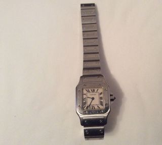 Cartier Armbanduhr Santos Damen Uhr Ref 1565 Bild