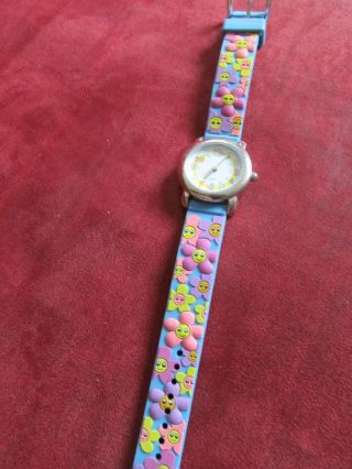 Kinder Armbanduhr Für Mädchen Blumen Bild