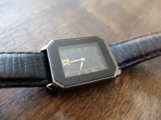 Lotus Armbanduhr Damenuhr Quartz Schwarz Rechteckig Bild