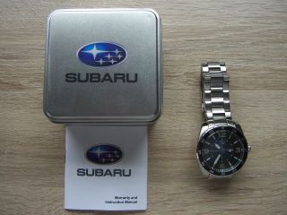 Orginal Subaru Uhr Edelstahl Bild