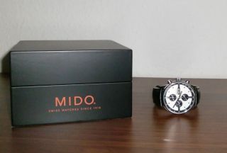 Mido Multifort Chronograph Uhr Incl 2.  Armband Neuwertig Bild