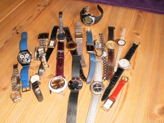 Defekte Uhren - 20 Bastler Uhren - Armbanduhren Bild