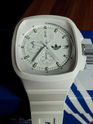 Adidas Uhr Toronto Weiß Neuwertig Chronograph Bild