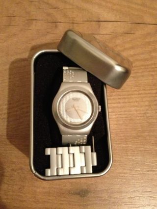 Swatch Uhr Silber Bild