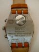 Swatch Irony Chronograph Mit Lederarmband Armbanduhren Bild 2