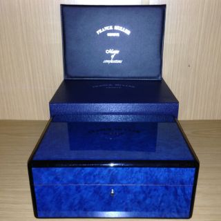 Franck Muller Uhrenbox Etui Uhren Box Watchbox Uhrenschatulle Blau Bild