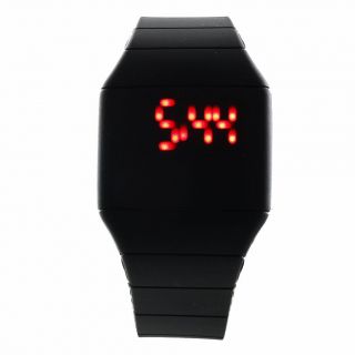 Fashion Coole Männer Luxus Black Dial Black Rubber Strap Sport - Armbanduhr Bild
