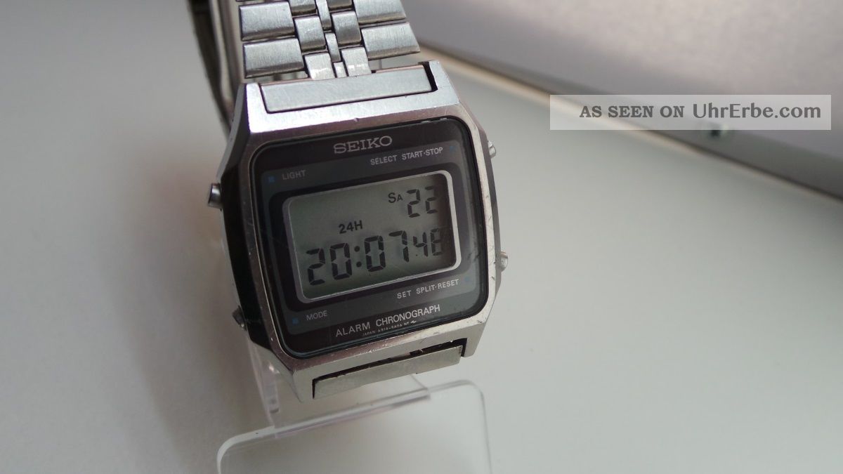 Seiko Lcd Digital Alarm Chronograph A914 - 5a09