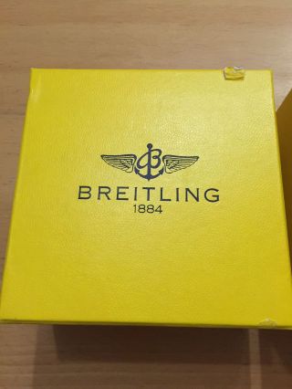 Breitling Gelbe Überbox Bild