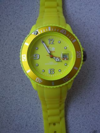 Ice Watch Ss.  Nyw.  U.  S.  12 Ice Flashy Summer Neon Yellow Unisex Gelb Wie Bild