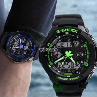 Multi - Function S - Shock Led Analog Digital Wasserdicht Wecker Sportuhr Armbanduhr Bild