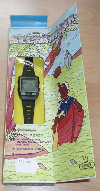 Juwel P - 72295 Seekämpfer In Ovp Boxed Nos Wrist Watch Game Uhr Piratron Bild