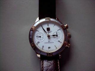 Russische Uhr Handaufzug Poljot Chronograph 3133 - Limitiertes Modell Columbus Bild
