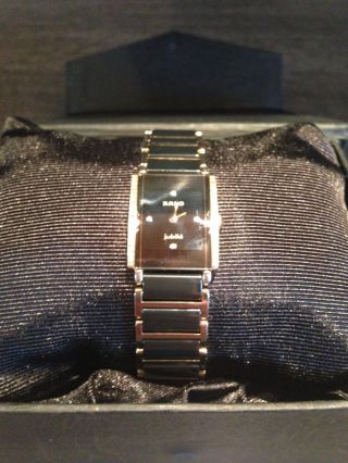 Rado Diastar Jubilé Armbanduhr Gold / Schwarz Bild