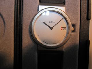 Braun Uhr Armbanduhr Aw 50 Platin Ungetragen Aus Sammlunsauflösung Bild