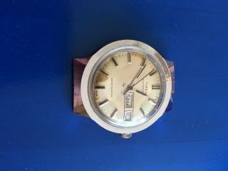 Vintage Timex Automatic Herrenarmbanduhr Mit Day & Date,  Wasserdicht Bild