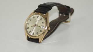 Armbanduhr Glashütte Spezimatic,  Gub,  26 Rubis,  Goldplaque Bild