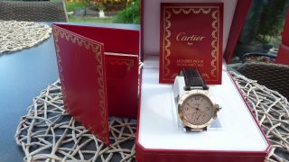 Cartier Pasha Automatik Gangreserve Stahl/gold Bild