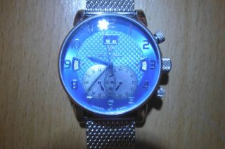 Sportliche Raoul U.  Braun Automatik - Uhr Herrenuhr Edelstahl Milanaise - Armband Bild