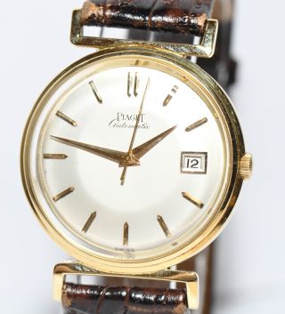 Piaget 750er Gelbgold Gold Uhr Ca.  60er Jahre Sammlerstück Bild