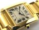 Cartier Tank Francaise 18 Kt Gold Ref.  1840 Automatic 28 X 32 Mm 2007 Armbanduhren Bild 4