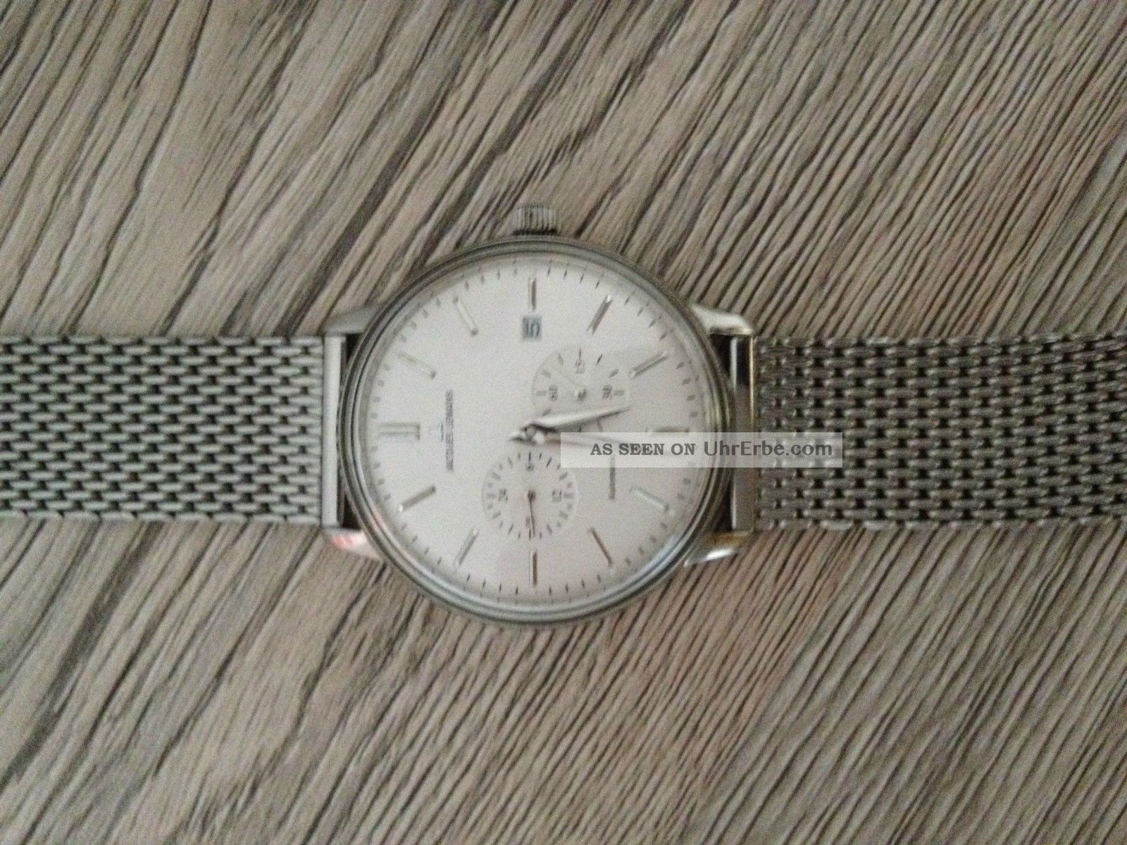 Jacques Lemans Chronograph N 210c Automatik Mit Milanaise Band Armbanduhren Bild