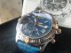 Breitling Crosswind Mit Blauem Ziffernblatt Und Allen Papieren Armbanduhren Bild 4