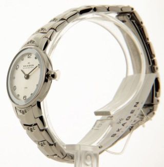 Skagen Damen Edelstahl Kristall Armbanduhr Schmal 812xssxw Bild