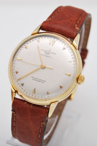 Ulysse Nardin Vintage Chronometer Herren Uhr Automatic 750 Gold Bild