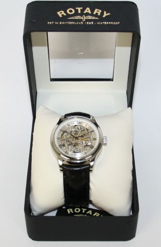 Rotary Herren Armbanduhr Timepieces Gs02518/06 Automatik Leder Uvp 225,  00€ Bild