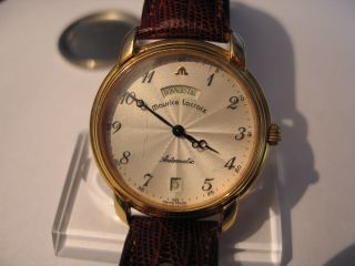 Maurice Lacroix Pontos Automatic Armbanduhr Tag Und Datumsanzeige Bild