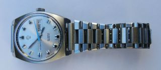Tressa Automatik Armbanduhr 70er Style - Mit Day / Date Bild