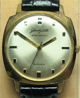 Glashütte Spezimatic Herren - Armbanduhr Um 1970,  Funktionstüchtig,  26 Steine Bild