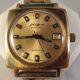 Uhr Ddr Gub Glashütte Spezimatic Datum 26 Rubis Um 1960 - 70 Goldplaque Armbanduhren Bild 1