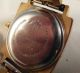Uhr Ddr Gub Glashütte Spezimatic Datum 26 Rubis Um 1960 - 70 Goldplaque Armbanduhren Bild 5