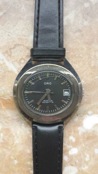 Oro Automatik Armbanduhr Vintage Bild