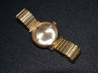 Armbanduhr Herren - Armbanduhr Tivena Automatic Mit Datum,  25 Jewels,  50er Jahre, Bild