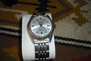 Ricoh Automatik 21 Jewels Vintage Uhr Herren Armbanduhr Voll Funktionsfähig Bild