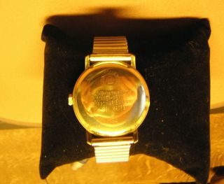 Sehr Schöne 585er Goldene Stowa Automatic Armbanduhr Mit Fixo Flex Armband. Bild