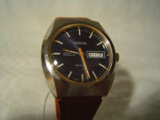 Monvis Herren Armbanduhr 25 Rubis Automatic.  Swiss Bild