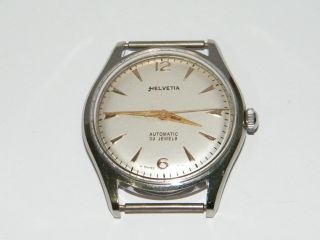 Helvetia Automatic Vintage Wrist Watch,  Montre Repair,  Cal.  H 34 Jewels Bild