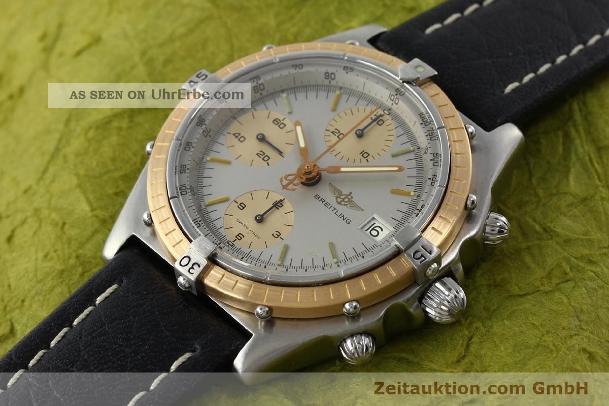 Breitling Chronomat Cockpit Chronograph Gold / Stahl Automatik 81950 Vp: 6690,  - Armbanduhren Bild
